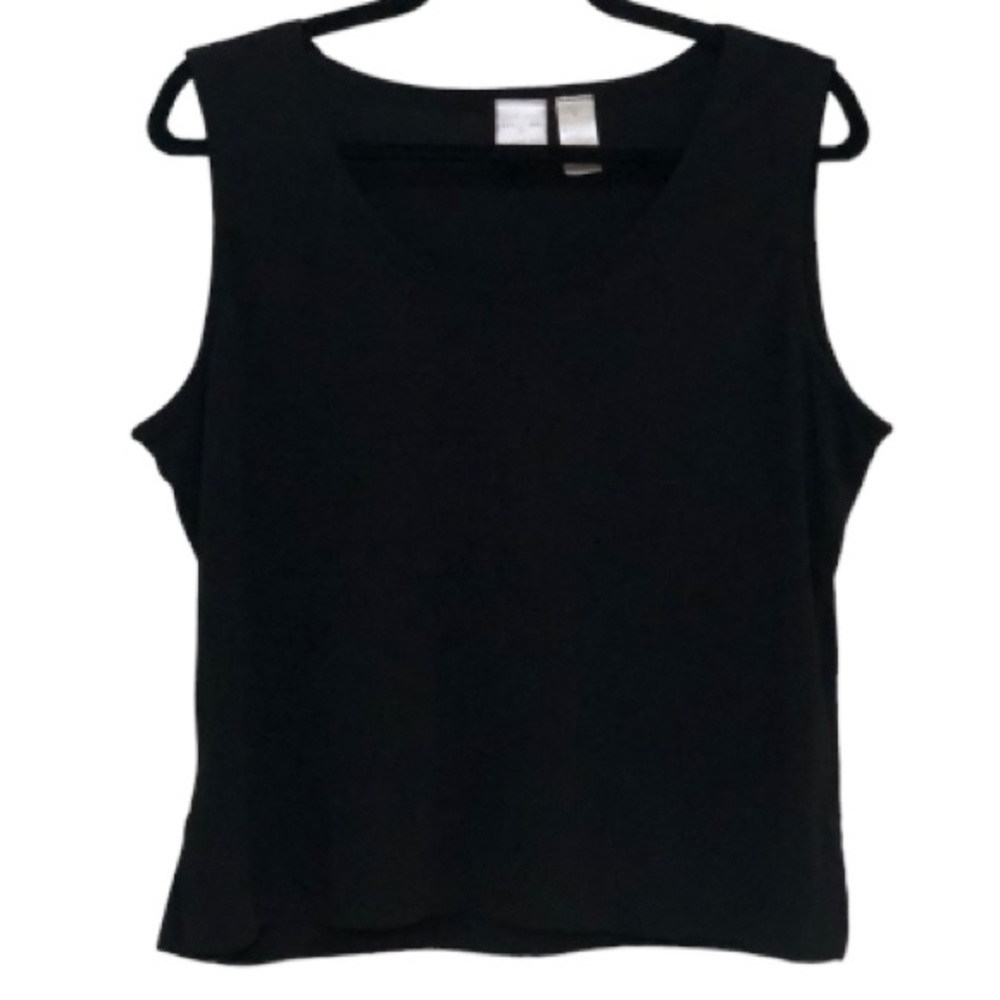 Emma James Black Stretch Tank Top